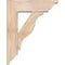 Ekena Millwork Funston Traditional Smooth Bracket w/ Offset Brace, Douglas Fir, 5 1/2"W x 16"D x 20"H BKT0604X16X20FST01SDF - alternate 3